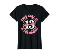 This Girl Officially A Teenager 13th Birthday 13 Years Old T-Shirt