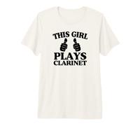 This Girl Plays Clarinet Two Thumbs Premium T-Shirt