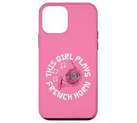 This Girl Plays French Horn, Female Brass Musician Case for iPhone 12 mini