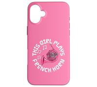 This Girl Plays French Horn, Female Brass Musician Case for iPhone 16 Plus