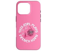 This Girl Plays French Horn, Female Brass Musician Case for iPhone 16 Pro