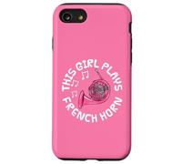 This Girl Plays French Horn, Female Brass Musician Case for iPhone SE (2020) / 7 / 8