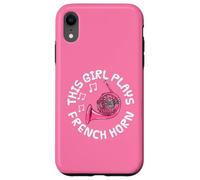 This Girl Plays French Horn, Female Brass Musician Case for iPhone XR