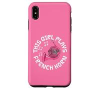 This Girl Plays French Horn, Female Brass Musician Case for iPhone XS Max