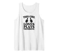 This Girl Plays Trombone Two Thumbs Tank Top