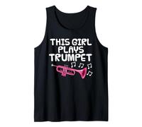 This Girl Plays Trumpet, Female Trumpeter Brass Musician Tank Top