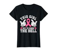 This Girl Rings the Bell Breast Cancer Awareness Pink Ribbon T-Shirt