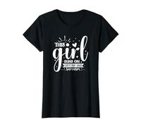 This Girl Runs On Caffeine and Sarcasm T-Shirt