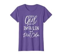 This Girl Runs on Insulin & Diet Cola Diabetes Aware Shirt T-Shirt