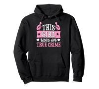 This Girl Runs On True Crime Pullover Hoodie