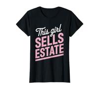 This Girl Sells Real Estate Agent Rent Realtor Womens Girls T-Shirt