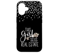 This Girl Sells Real Estate - Cute Realtor Gift Case for iPhone 16
