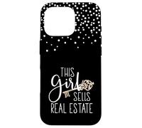 This Girl Sells Real Estate - Cute Realtor Gift Case for iPhone 16 Pro