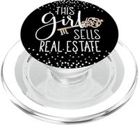 This Girl Sells Real Estate - Cute Realtor Gift PopSockets PopGrip for MagSafe