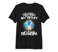 This Girl Who Kinda Stole My Heart She Calls Me Grandpa Dad Premium T-Shirt