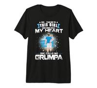 This Girl Who Kinda Stole My Heart She Calls Me Grumpa Dad Premium T-Shirt