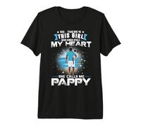 This Girl Who Kinda Stole My Heart She Calls Me Pappy Dad Premium T-Shirt