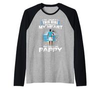 This Girl Who Kinda Stole My Heart She Calls Me Pappy Dad Raglan Baseball Tee