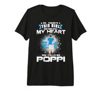 This Girl Who Kinda Stole My Heart She Calls Me Poppi Dad Premium T-Shirt