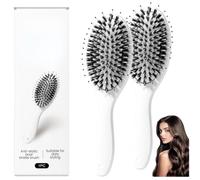 This globally bestselling cushion brush has sold out five times, featuring retractable boar bristle cushion and microball massage brush heads, suitable for fine and soft hair.