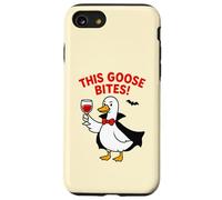 This Goose Bites Funny Vampire Halloween Goose Design Case for iPhone SE (2020) / 7/8