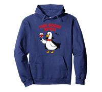 This Goose Bites Funny Vampire Halloween Goose Design Pullover Hoodie