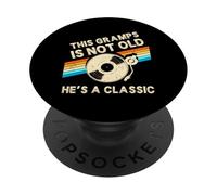 This Gramps Is Not Old Hes A Classic Retro Birthday Vinyl PopSockets Adhesive PopGrip