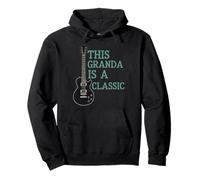 This Granda Is A Classic Fathers Day Guitarist Rock Music Pullover Hoodie