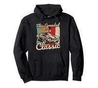 This Grandad Is A Classic Car Fanatic Driving Motor Birthday Pullover Hoodie