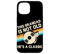 This Grandad Is Not Old Hes A Classic Retro Birthday Vinyl Case for iPhone 15