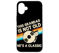 This Grandad Is Not Old Hes A Classic Retro Birthday Vinyl Case for iPhone 16 Plus