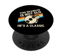 This Grandad Is Not Old Hes A Classic Retro Birthday Vinyl PopSockets Adhesive PopGrip