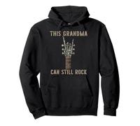 This Grandma Can Still Rock On Skeleton Hand Guitar Birthday Pullover Hoodie