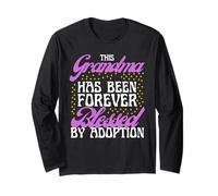 This Grandma Forever Blessed by Adoption Family Love Long Sleeve T-Shirt