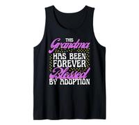 This Grandma Forever Blessed by Adoption Family Love Tank Top