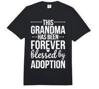 This Grandma Has Been Forever Blessed by Adoption Comfort Colors Adult Heavyweight T-Shirt