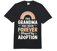 This Grandma Has Been Forever Blessed by Adoption Comfort Colors Adult Heavyweight T-Shirt