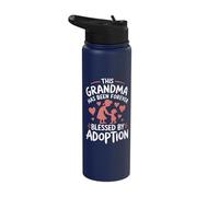 This Grandma Has Been Forever Blessed by Adoption Stainless Steel Insulated Water Bottle