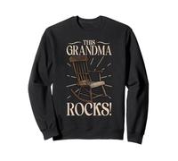 This Grandma Rocks Humorous Rocking Chair Mother's Day Sweatshirt