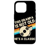 This Granpa Is Not Old Hes A Classic Retro Birthday Vinyl Case for iPhone 16 Pro