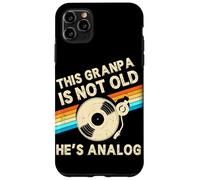 This Granpa Is Not Old Hes Analog Fathers Day Retro Vinyl Case for iPhone 11 Pro Max