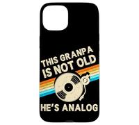 This Granpa Is Not Old Hes Analog Fathers Day Retro Vinyl Case for iPhone 15 Plus