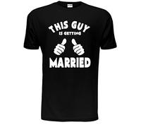 This Guy is Getting Married Mens T-Shirt Small Black