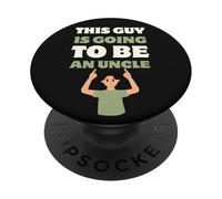 This Guy Is Going To Be An Uncle Funny Family Announcement PopSockets Adhesive PopGrip