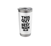 This Guy is the Best Man Funny Wedding Humor Stainless Steel Insulated Tumbler