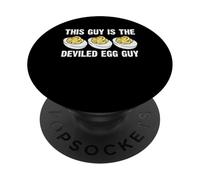 This Guy Is The Deviled Egg Guy Thanksgiving PopSockets Adhesive PopGrip