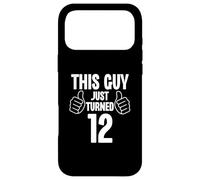 This Guy Just Turned 12 Funny Age Birthday Case for iPhone 17 Pro Max