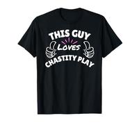 This Guy Loves Chastity Play - Funny Gifts for Men T-Shirt