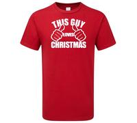 This Guy Loves Christmas T-shirt Festive Xmas