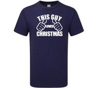 This Guy Loves Christmas T-shirt Festive Xmas